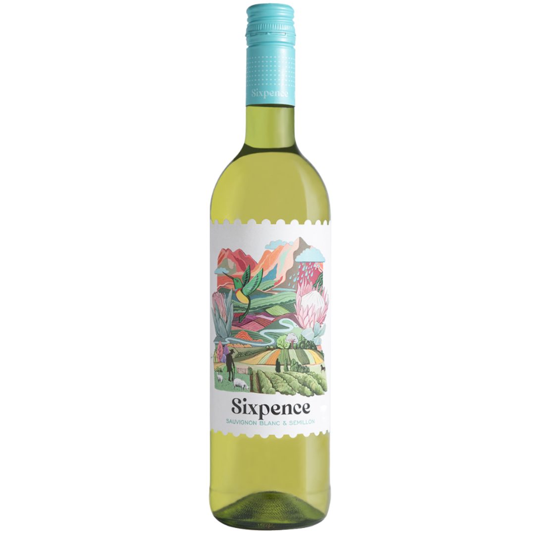 Opstal Wine Estate Sixpence Sauvignon Blanc, Sémillon